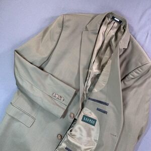 Lauren Ralph Lauren Blazer Men 50L BeigeWool Sport Coat Westport Big & Tall